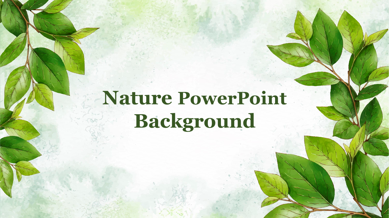 nature presentation powerpoint background